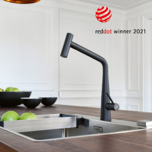 Franke_nowa_bateria_Icon_Red_Dot_2021 Wyrafinowane wzornictwo i zaawansowane funkcje.